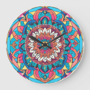 Grande Horloge Ronde Un mandala curieux
