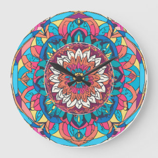 Grande Horloge Ronde Un mandala curieux