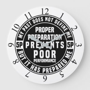 Grande Horloge Ronde Une bonne préparation évite les mauvaises perfor