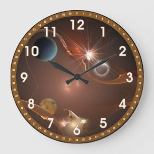 Grande Horloge Ronde Une chaîne à temps