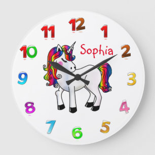 Grande Horloge Ronde Unicorne