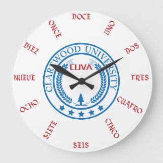 GRANDE HORLOGE RONDE UNIVERSITÉ ESPAGNE DE CLAREWOOD