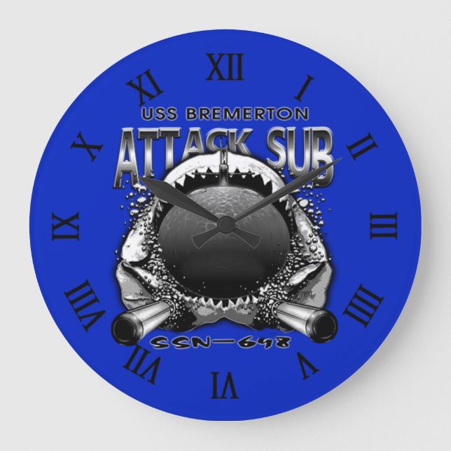 Grande Horloge Ronde USS Bremerton SSN-698 (Recto)