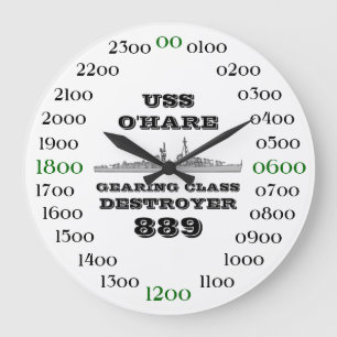 Grande Horloge Ronde USS O'Hare (DD-889)