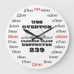Grande Horloge Ronde USS Overton (DD-239)