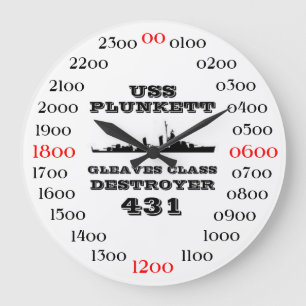 Grande Horloge Ronde USS Plunkett (DD-431)