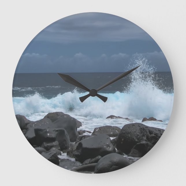 Grande Horloge Ronde Vagues s'effondrant (Recto)