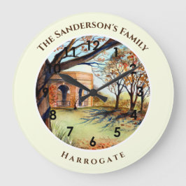 Grande Horloge Ronde Valley Gardens Harrogate Yorkshire Angleterre