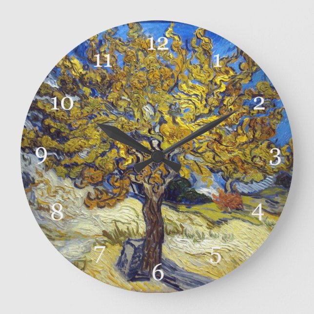 Grande Horloge Ronde Van Gogh's famous paintings (Recto)