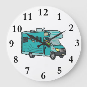 Grande Horloge Ronde Véhicule récréatif RV
