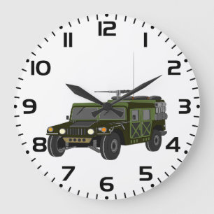Grande Horloge Ronde Véhicule tactique tout-terrain Humvee militaire