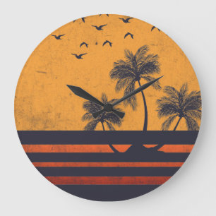 Grande Horloge Ronde Vibes d'été