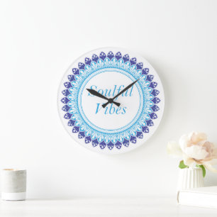 Grande Horloge Ronde Vibrations spirituelles mandala