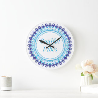 Grande Horloge Ronde Vibrations spirituelles mandala