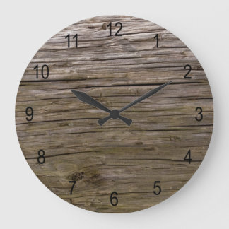 Grande Horloge Ronde Vieille texture de log