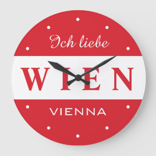 Grande Horloge Ronde Vienne - Vienna wall clock