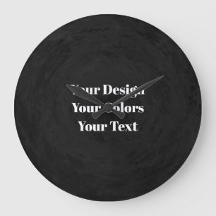 Grande Horloge Ronde Vierge - Créez votre propre personnalisation