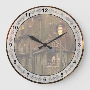 Grande Horloge Ronde Ville - Bristol, Angleterre - Une rue escarpée et 