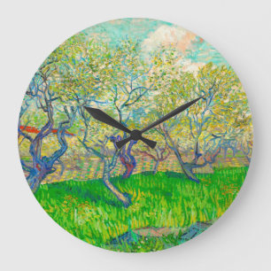 Grande Horloge Ronde Vincent van Gogh Orchard à Blossom