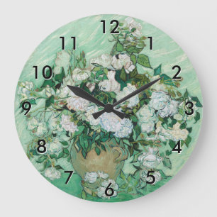 Grande Horloge Ronde Vincent van Gogh - Roses