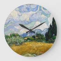 Vincent Van Gogh Wheat Field With Cypresses