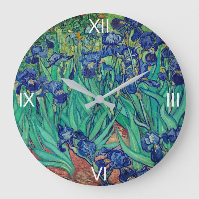 Grande Horloge Ronde Vincent van Gogh's Irises : (Recto)