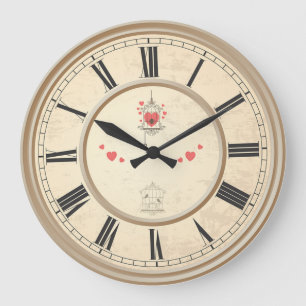 Grande Horloge Ronde Vintage