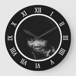 Grande Horloge Ronde Vintage USA Alaska eskimo enfant Jigsaw Puzzle Gol