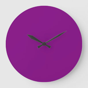 Grande Horloge Ronde Violet