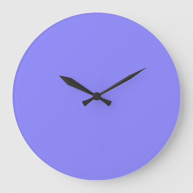 Grande Horloge Ronde Violet Bluebell (Recto)