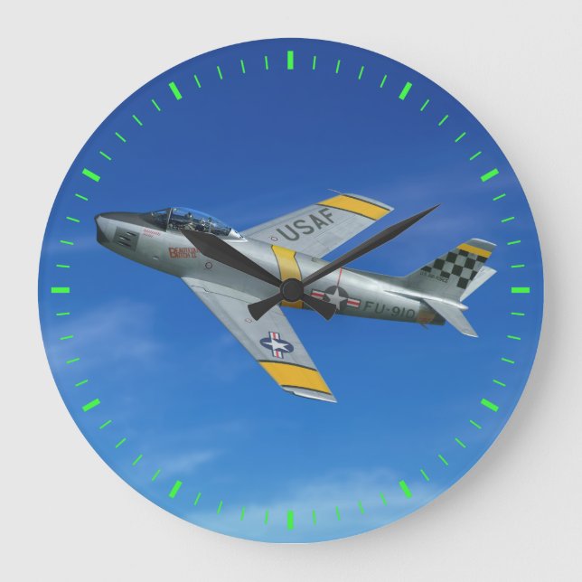Grande Horloge Ronde Virago de F-86F "Beautious " (Recto)