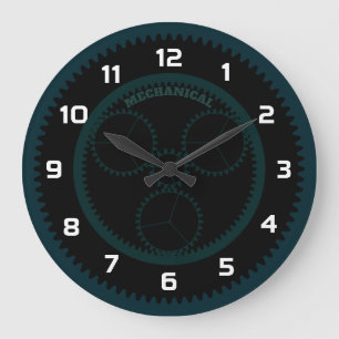 Grande Horloge Ronde Vitesse mécanique personnalisée