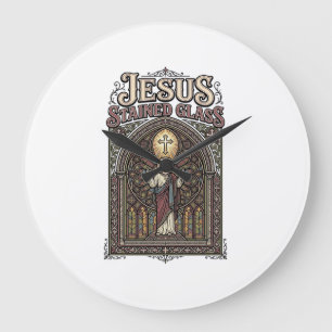Grande Horloge Ronde Vitraux de Jésus Vitraux de Jésus Cathédrale