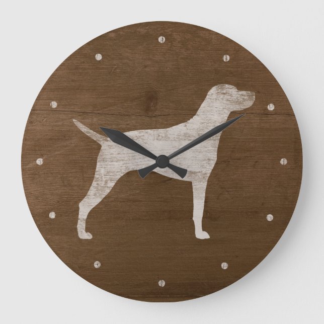 Grande Horloge Ronde Vizsla Silhouette (Recto)
