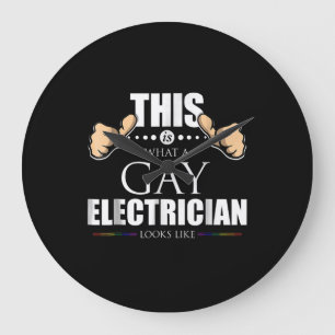 Grande Horloge Ronde Voici À Quoi Ressemble Un Électricien Gay