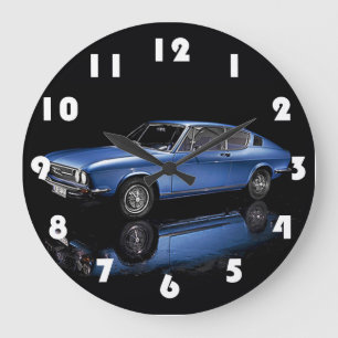 Grande Horloge Ronde Voiture vintage Retro Classic