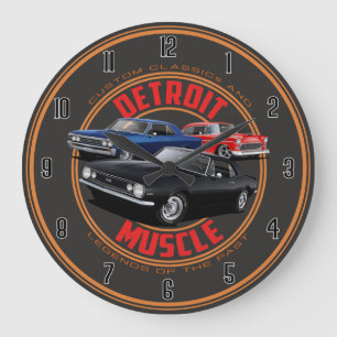 Grande Horloge Ronde Voitures musicales américaines