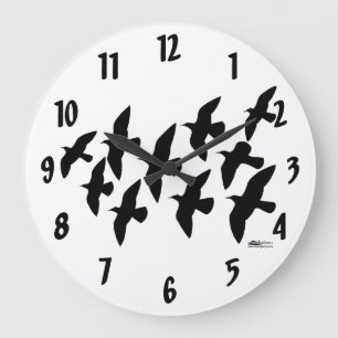 Grande Horloge Ronde Vol de pigeons