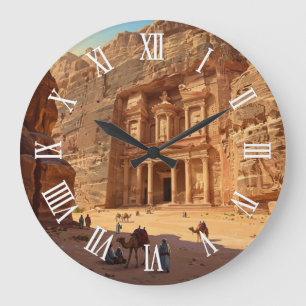 Grande Horloge Ronde Voyage à Pétra Jordanie