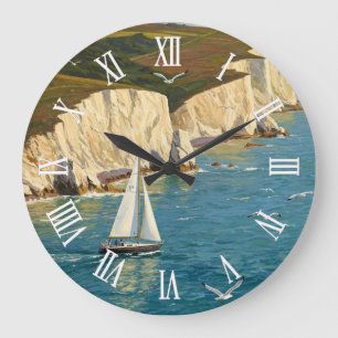 Grande Horloge Ronde Voyage sur l'île de Wight en Angleterre