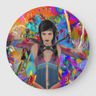 Grande Horloge Ronde Voyageur électrique