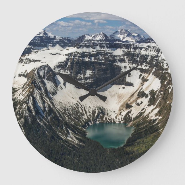 Grande Horloge Ronde Vue aérienne du lac Warderman (Recto)