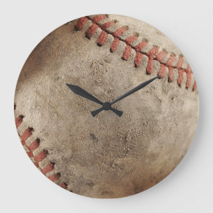 Grande Horloge Ronde Wall Clocks de baseball