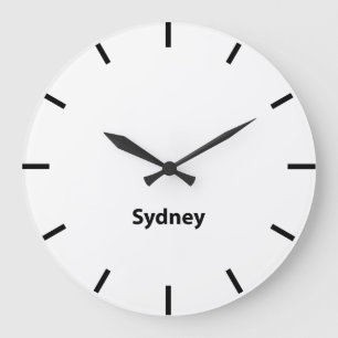 Grande Horloge Ronde Wall Newsroom