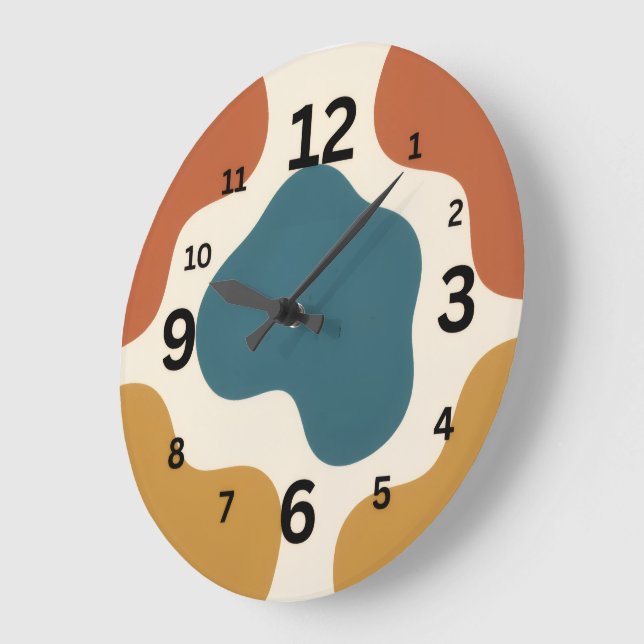 Grande Horloge Ronde wall nursery clocks (Angle)