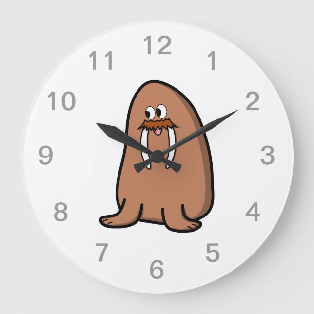 Grande Horloge Ronde Walrus. (Recto)