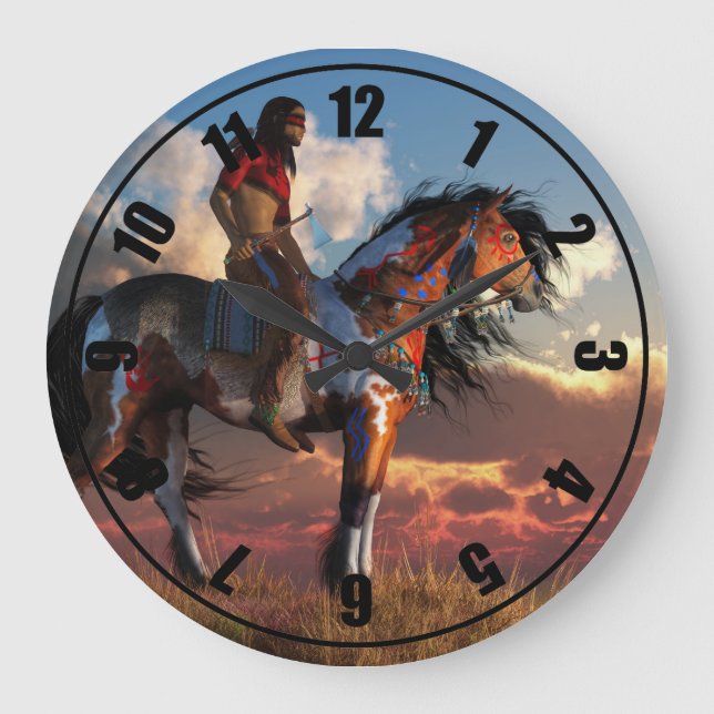 Grande Horloge Ronde Warrior and War Horse (Recto)