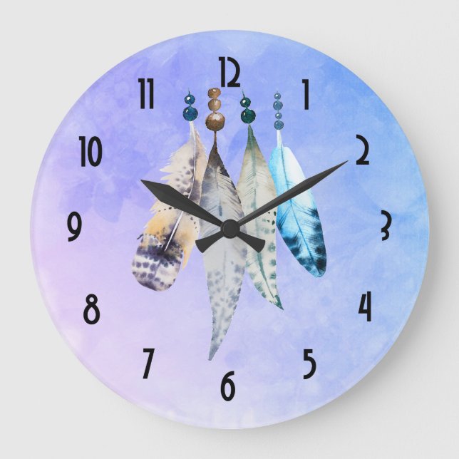 Grande Horloge Ronde Watercolor (Recto)