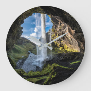 Grande Horloge Ronde Waterfalls   Icelandic Waterfall