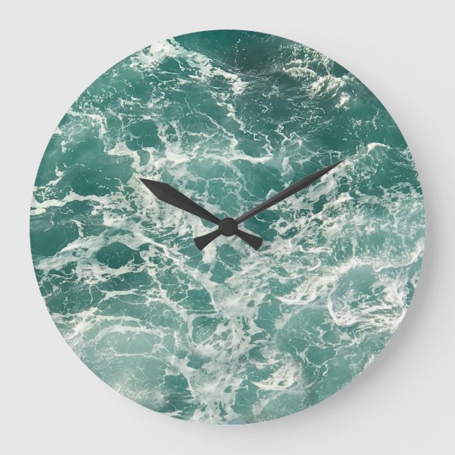 Grande Horloge Ronde Waves Blue Green (Recto)